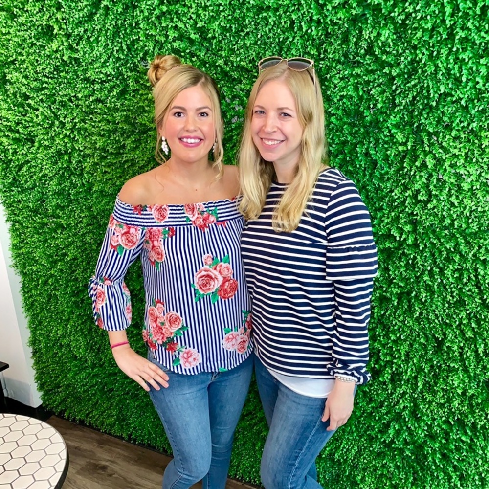 Off the Shoulder Striped Floral Top🌺 - Picture 5 of 5
